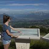 Table d'orientation et point de vue - Le Salève côté Mont Blanc