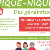 Pique-nique des générations