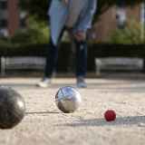 Compétition de pétanque