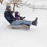 Piste de luge à Morillon 1100