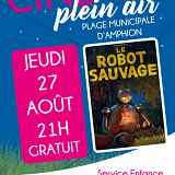 Ciné plein air : Le robot sauvage