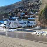 Aire de stationnement pour camping-car Stade de foot