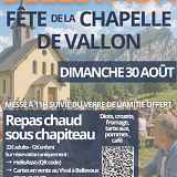 Fête à la Chapelle de Vallon