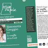 Rencontre littéraire avec Simonetta Greggio pour "Le Souffle de Forêt"