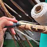 Personnalisation d'un bâton de marche