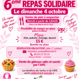 Octobre Rose - 6e repas solidaire