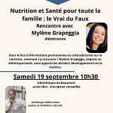 Nutrition et Santé pour toute la famille: le Vrai du Faux?
