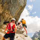 Sortie privée de via ferrata avec le Bureau des Guides