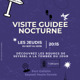 Visite guidée nocturne de Seyssel