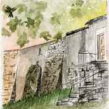 Ancien remparts du château de Lullin