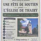 Fête de soutien pour la rénovation de l'église de Thairy
