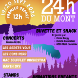 Concerts et animations aux 24h du Mont