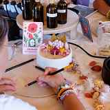 Atelier : création de bougie fleurie