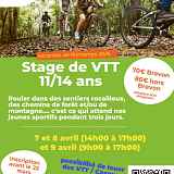 Stage de VTT pour les 11/14 ans