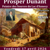 Causerie : "Prosper Dunant, peintre des Sources du lac d'Annecy"