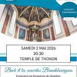 Les musicales baroques de Thonon : Bach et les concertos Brandebourgeois