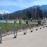 Attaches vélo et borne de services du Lac Bleu - Plage