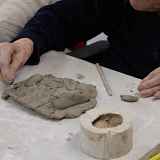 Double restitution d'ateliers artistiques lors d'un week-end intergénérationnel