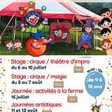 Stage cirque & magie pour les enfants de 4 à 12 ans
