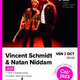 Concert : Vincent Schmidt et Natan Niddam