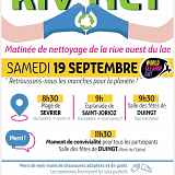 Journée de nettoyage de la rive ouest du lac