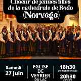 Concert du choeur de jeunes filles de la cathédrale de Bodø (Norvège)