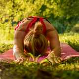 Outdoor yoga
