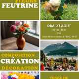 Atelier créatif : fleurs en feutrine