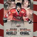 Match de championnat Hockey sur glace