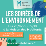 Les soirées de l'Environnement - Semaine des MJC en transitions