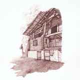 La Maison du patrimoine : exposition d'esquisses Flo des Chenets