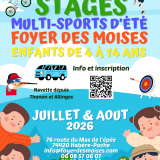 Stage multi-sports d'été pour les 6/7 ans