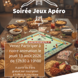 Soirée jeux apéro