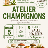 Atelier champignons
