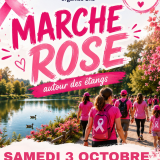 Octobre rose : Marche Rose autours des étangs