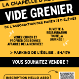 Vide grenier de l'Association des Parents d'Elèves