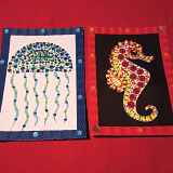 Atelier créatif : Réalisation d'animaux marins en Dot painting