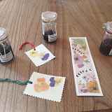 Découverte des encres végétales et création d'un marque-page