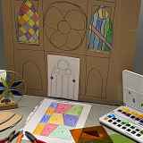 Atelier artistique autour du vitrail