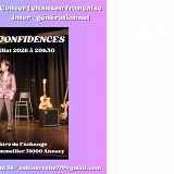 Concert : Mes confidences