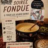 Soirée fondue au chalet des Bersets par l'Ensoleillé