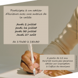 Atelier d'écriture