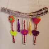 Atelier créatif : mobile de sujets en laine feutrée