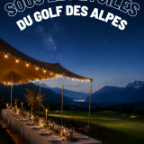 Repas sous les étoiles du Golf des Alpes