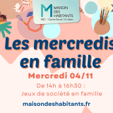 Les mercredis en famille - Jeux de société en famille