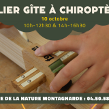 Atelier gîte à chiroptères