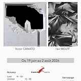 Exposition photo camera obscura et sculptures