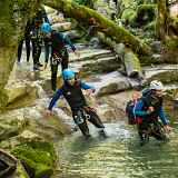 Canyoning : parcours familial à Frontenex par Monté Médio
