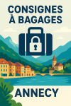 Découvrir Annecy en toute liberté grâce aux consignes à bagages