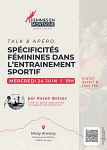 Talk et Apéro : spécificités féminines dans l’entrainement sportif